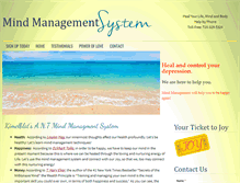 Tablet Screenshot of mindmanagementsystem.com